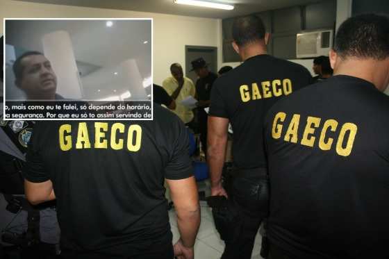 A gravação que flagrou o oficial de Justiça foi autorizada pelo Gaeco. Ele foi preso na Operação Convescote.