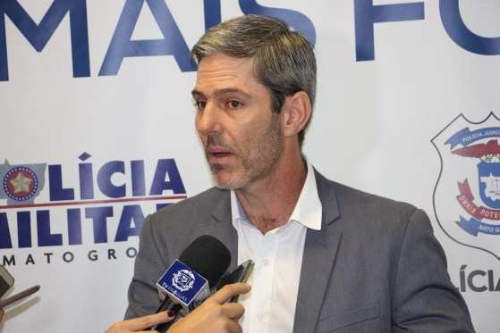 O governador relembrou da aposentadoria do delegado durante defesa da reforma da Previdência no Estado.