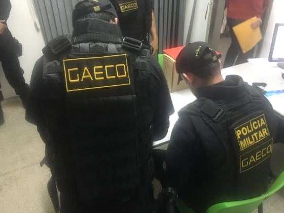 Quatro mandados de prisão foram cumpridos pelo Gaeco.