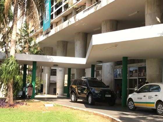 A Polícia federal cumpriu mandado de busca e apreensão na Prefeitura de Cuiabá.