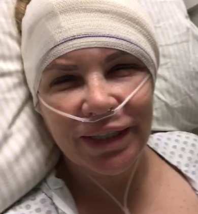 Terezinha Maggi passou por cirurgia em SP para retirar cisto da cabeça