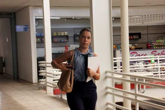 Samira é esposa do candidato
