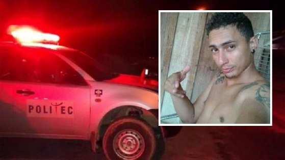 O corpo do ex-presidiário Ualan Ricardo foi levado pela Politec ao IML de Alta Floresta.