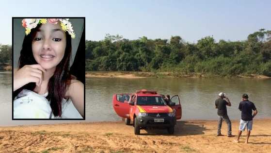 A menina se afogou no momento que nadava com familiares.