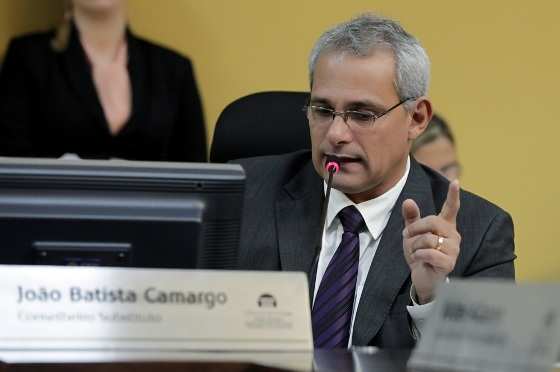 O conselheiro João Batista Camargo é o relator interino das contas do Governo do Estado.