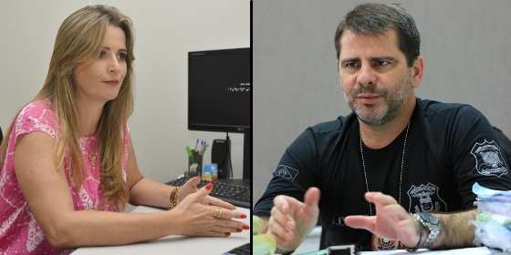 Os delegados Flávio Stringueta e Ana Cristina Feldner eram os responsáveis por conduzir as investigações das interceptações telefônicas clandestinas, no âmbito da Polícia Civil.