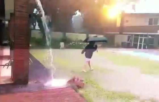 O menino não sofreu nenhum ferimento.