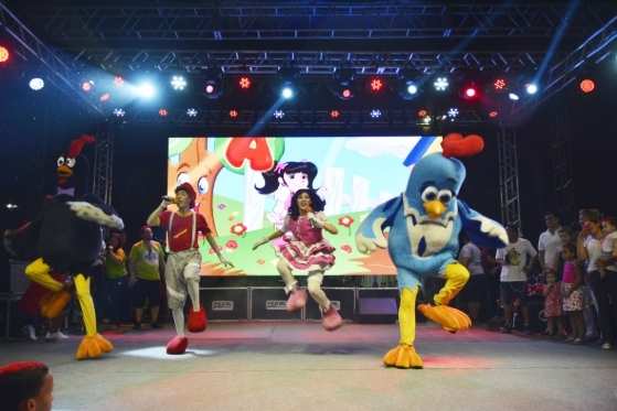 O show foi contratado para apresentação do Dia das Crianças.