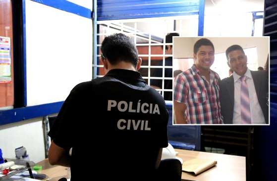 O vereador Nilo Campos acompanha as investigações da polícia sobre o assassinato do filho, Danilo Campos.