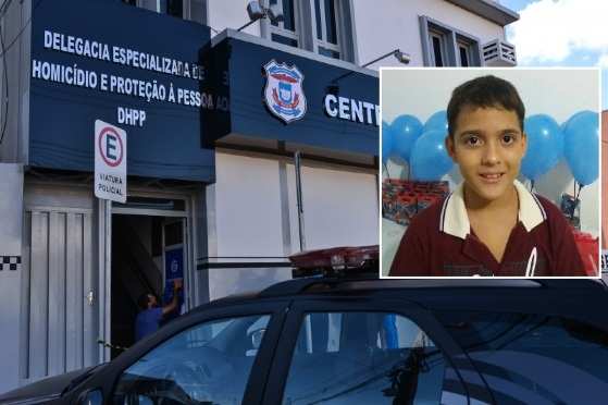 O garoto estava na casa de uma amigo da escola. 