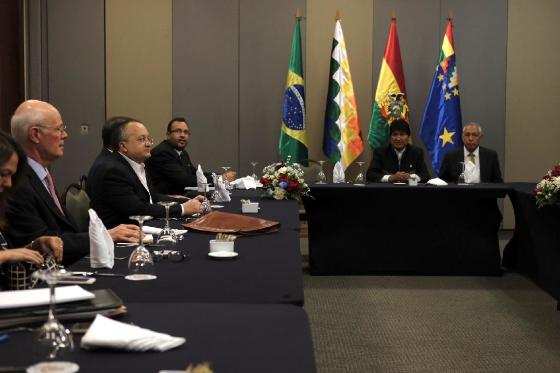Taques convidou a comitiva boliviana para uma nova reunião, em Cuiabá.
