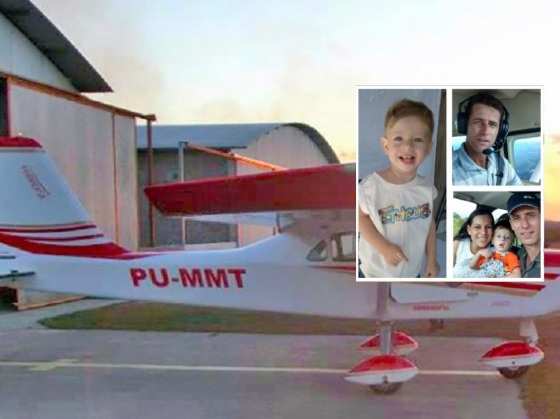 Família saiu em aeronave de Colniza com destino a Juara.