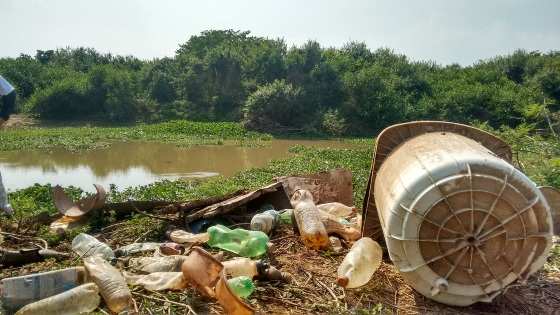 A proposta é recolher todo o lixo nas margens do Rio Cuiabá e corixos em um trecho de 35km de Barão de Melgaço às baías de Chacororé e Siá Mariana.