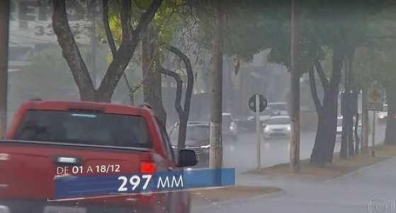 Foram registrados quase 300 milímetros em menos de um mês o que representa 50% mais que a média