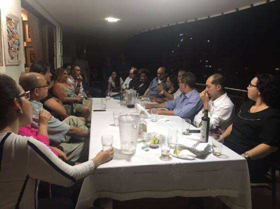 O encontro entre Kleber Lima e produtores culturais ocorreu durante jantar na casa do advogado Eduardo Mahon.
