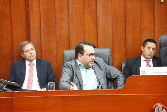 O ex-secretário de Estado de Indústria, Comércio, Minas e Energia, Alan Zanatta, compareceu à Câmara de Cuiabá.