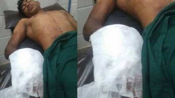 O agressor foi indiciado por tentativa de homicídio.