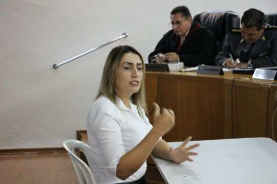 Alessandra Saturnino depõe nesta sexta-feira (09) como testemunha do cabo Gerson Corrêa Júnior