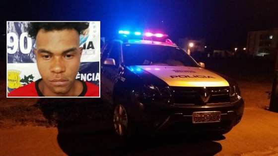 'Esquilo' foi preso pela Polícia Militar dormindo na casa da avó.