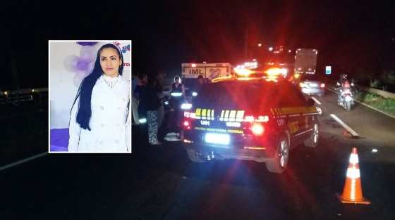 A médica Beverly Raquel Burgos Rodriguez foi arremessada para fora do veículo durante o capotamento.