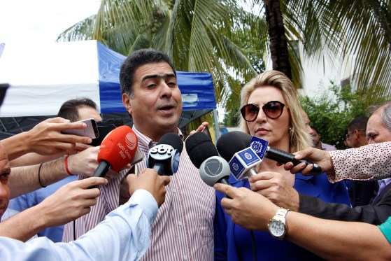 Prefeito Emanuel Pinheiro demonstrou entusiasmo ao falar de reeleição.