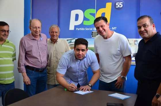 O ato de filiação do vice-prefeito Niuan Ribeiro foi neste sábado (7).