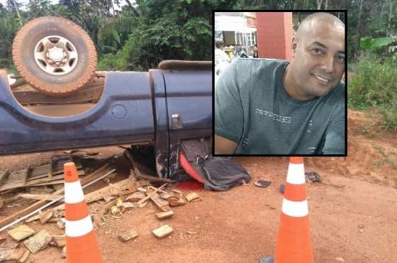 O motorista sofreu traumatismo craniano e morreu no local do acidente.