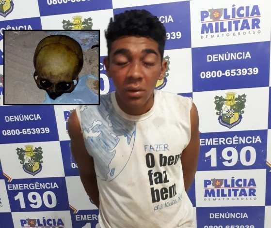 De acordo com o Boletim de Ocorrência, ao ser contido, Luiz tentou agredir os policiais.