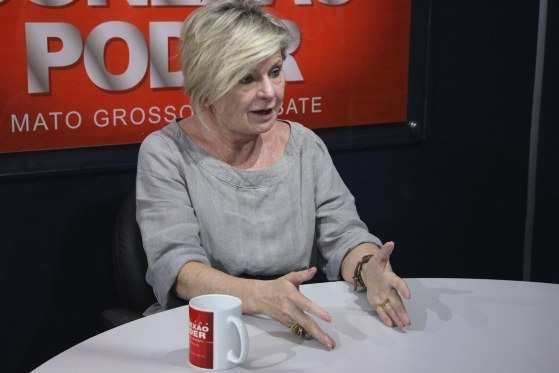 Margareth Buzetti é pré-candidata ao Senado e a favor de que o PP seja aliado de Mauro Mendes.