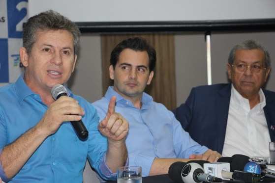 Mauro Mendes lançou pré-candidatura ao Governo nesta terça-feira (24).