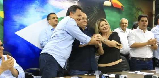 Nilson Leitão e Selma Arruda são candidatos ao Senado na chapa encabeçada por Pedro Taques.