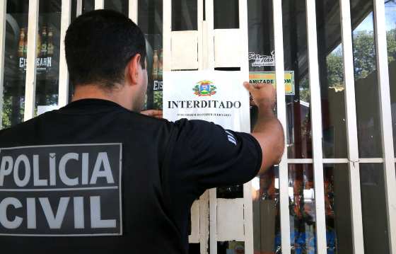 Empresas ligadas à facção foram interditadas.