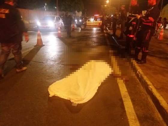 Homem morreu após ser atropelado na avenida Beira Rio, em Cuiabá