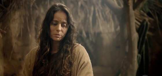 Maria (Cláudia Mauro) em capítulo da novela Jesus: boicote do catolicismo