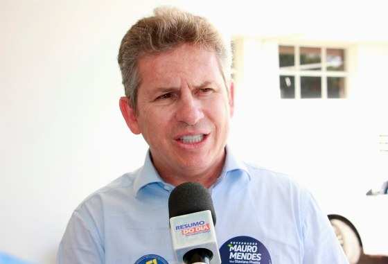 O governador Pedro Taques e o governador eleito Mauro Mendes se reuniram na quinta-feira para dar início à transição.
