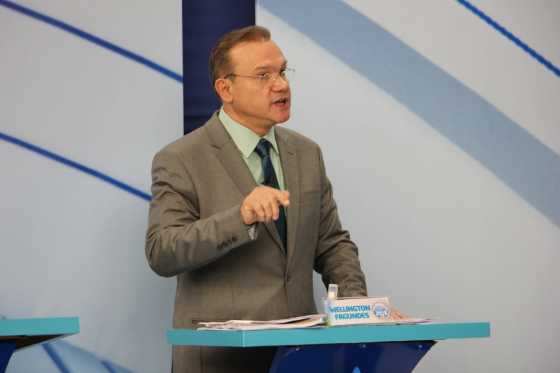 O senador Wellington Fagundes chamou o ex-prefeito Mauro Mendes de 