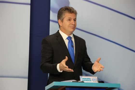 Mauro Mendes divulgou que participará dos debates da TV Vila Real 28/9 e TV Centro América 2/10.