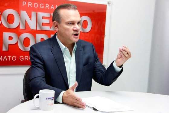 Candidato ao Governo do Estado, Wellington Fagundes (PR) critica adversário Mauro Mendes.
