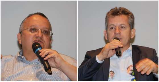 Candidatos Pedro Taques e Mauro Mendes vêm trocando ataques desde o início da campanha eleitoral.