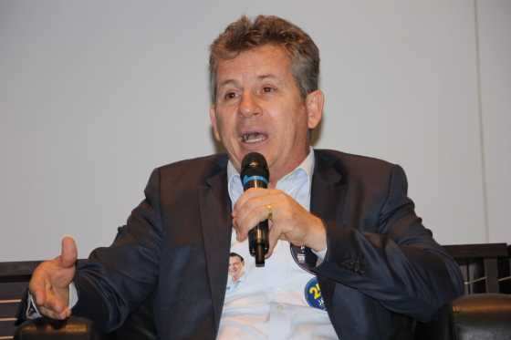 Candidato ao Governo do Estado, Mauro Mendes pregou diálogo com os poderes para a redução de gastos nos próximos anos.