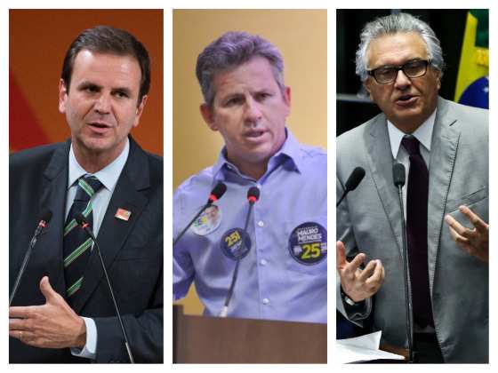 Eduardo Paes, Mauro Mendes e Ronaldo Caiado, todos do DEM, lideram pesquisas de intenção de voto aos Governos de seus Estados.