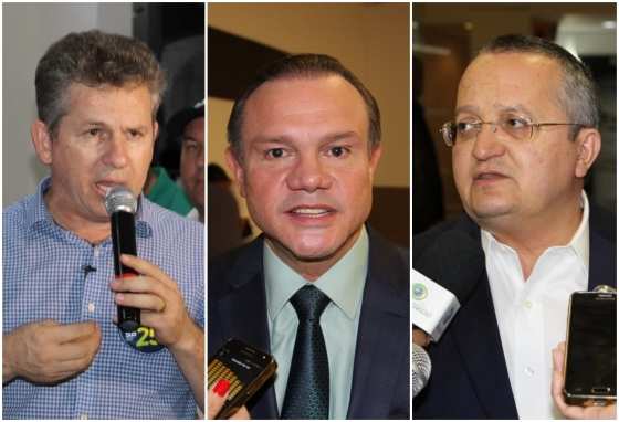 Candidatos Mauro Mendes, Wellington Fagundes e Pedro Taques foram os que mais pontuaram na pesquisa do Instituto Voice.
