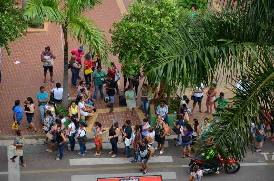 Greve do Sintep teve baixa adesão durante manifesto de hoje