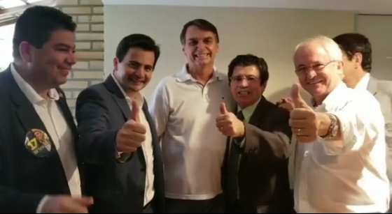 Cidinho Santos, Fabio Garcia, Victório Galli e Adilton Sachetti se reuniram com o presidenciável.