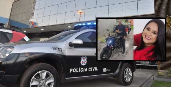 No detalhe, o casal investigado; A Polícia Civil ainda não conseguiu localizar os suspeitos.