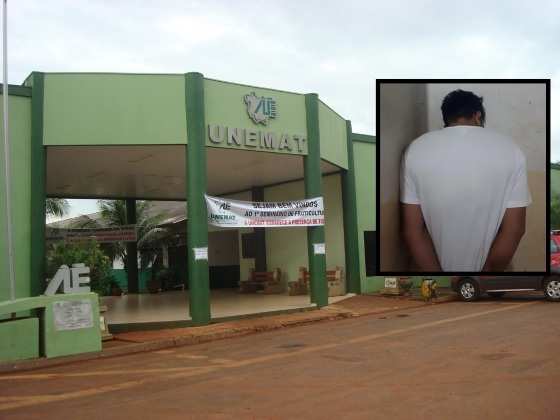 Estudante cursa Ciências Contábeis no campus da Unemat de Tangará da Serra