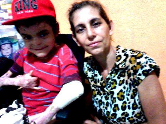 Rita de Cássia ficou com a saúde debilitado após morte do menino Serginho.