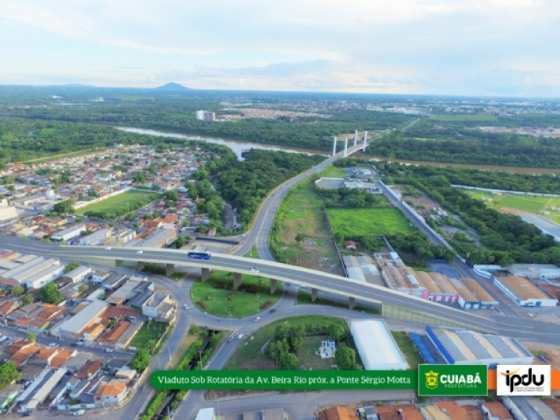 Projeto mostra como ficará Avenida Beira Rio após a construção do viaduto.