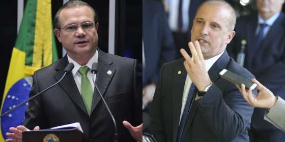 De acordo com a denúncia, o senador e o atual deputado receberam repasses via Caixa 2.