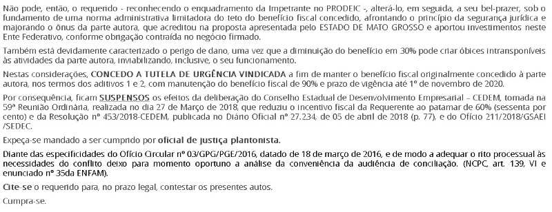 Cervejaria Petr&oacute;polis decis&atilde;o juiz incentivos fiscais